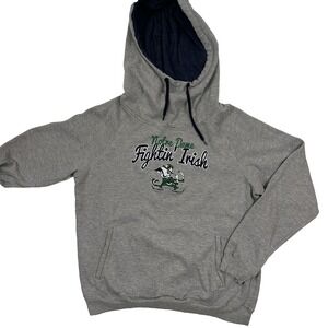 Notre Dame Fighting Irish‎ Colosseum Gray Hoodie Womens XL Pullover